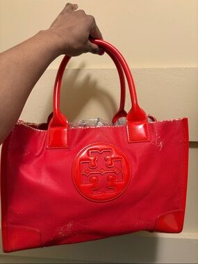 PROJECT Tory Burch Bright Red Logo Tote project